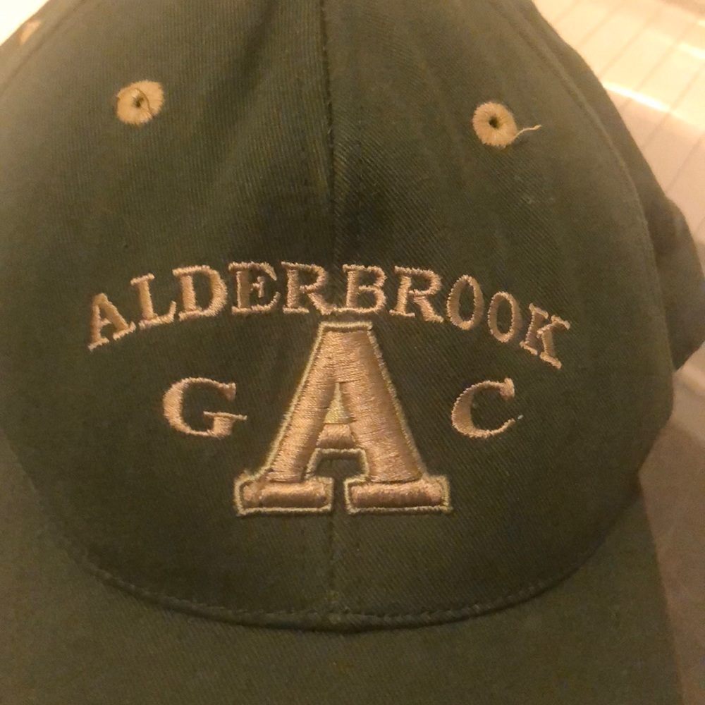 Alderbrook G A C hat color green size M